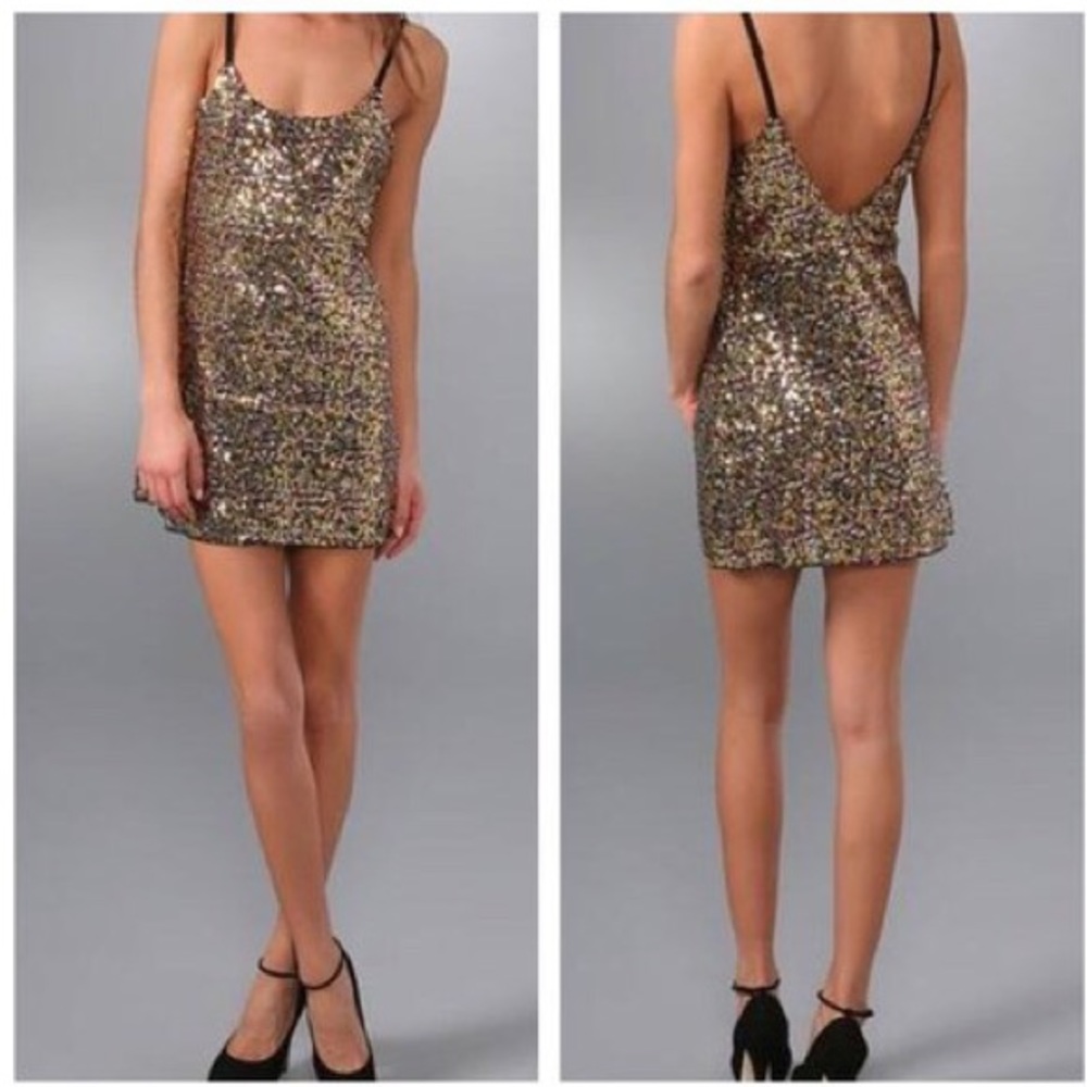 Intimately Free People Confetti Sequin Slip Dress
